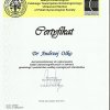 Andrzej Ośko - Certyfikaty